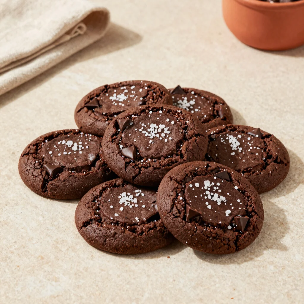 Dark Chocolate Rye Cookies