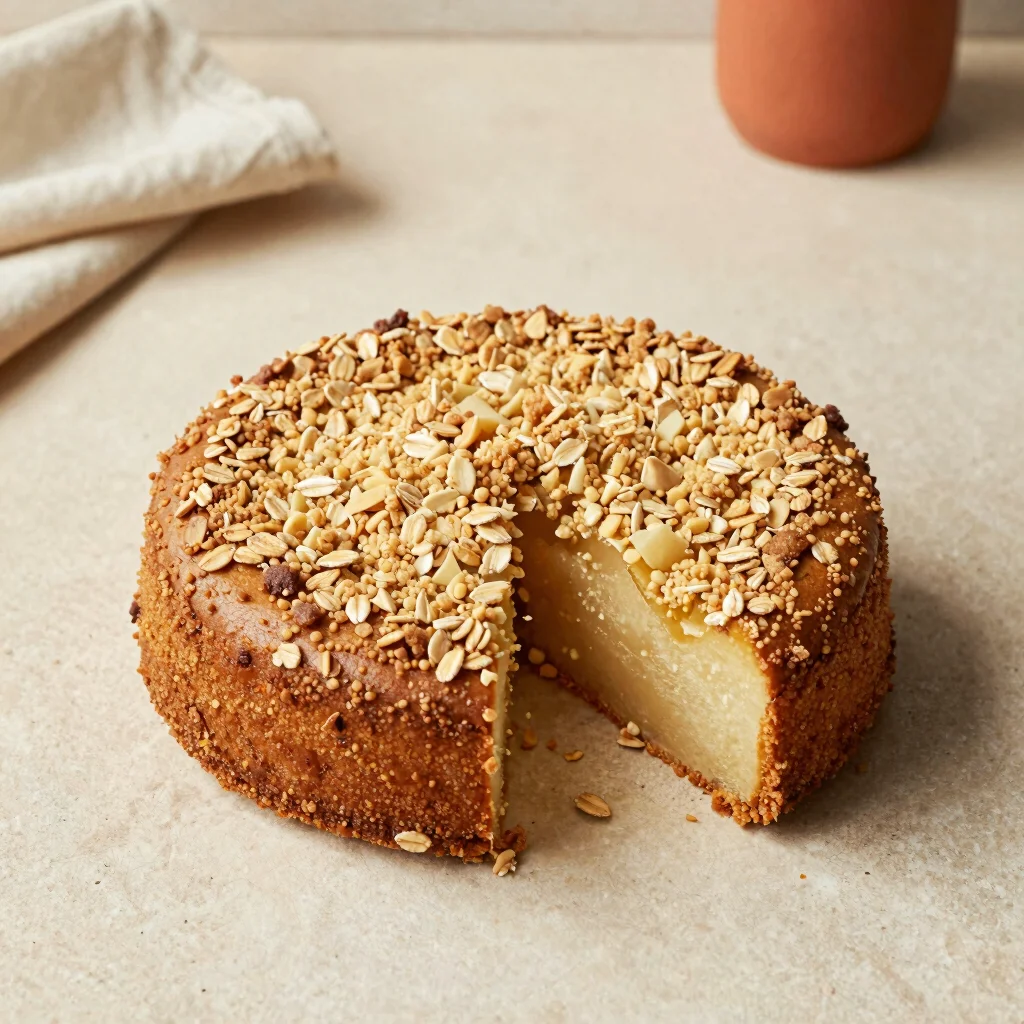 Pear Oat Crumble Cake